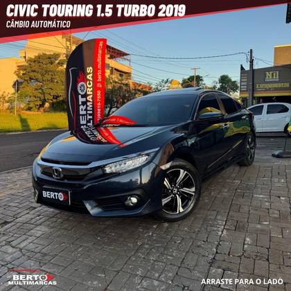 HONDA CIVIC 1.5 16V TURBO GASOLINA TOURING 4P CVT